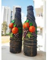 Antique textured Fruit themed bottle Bottles
